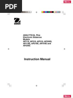 Ohaus Analytical AP - Instruction Manual