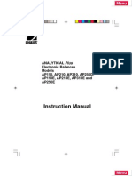 Ohaus Analytical AP - Instruction Manual