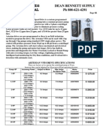 For Centrifugal Pumps Dean Bennett Supply PH 800-621-4291: F&W VFD Drives