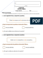 Evaluación Articulos y Signos