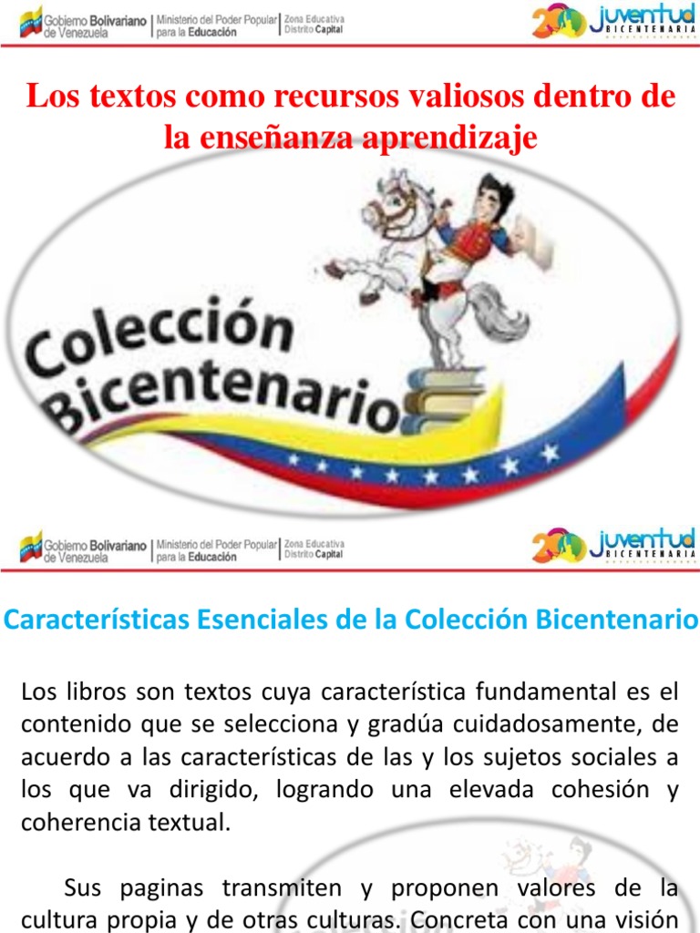 Coleccion Bicentenario | PDF | Aprendizaje | Conceptos ...