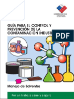 Control y Prevencion de Riesgos en Manejo de Solventes