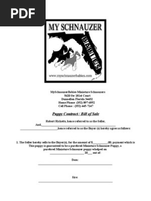Sales Contract for Site