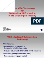 Topsøe WSA Technology For Sulphuric Acid Production in The Metallurgical Industry