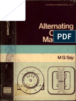 Say AlternatingCurrentMachines