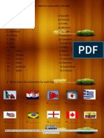 A. Match The Country With Its Nationality.: Nationalities by Emmanuel Luna Is Licensed Under A