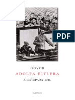 Govor Adolfa Hitlera 3 Listopada 1941