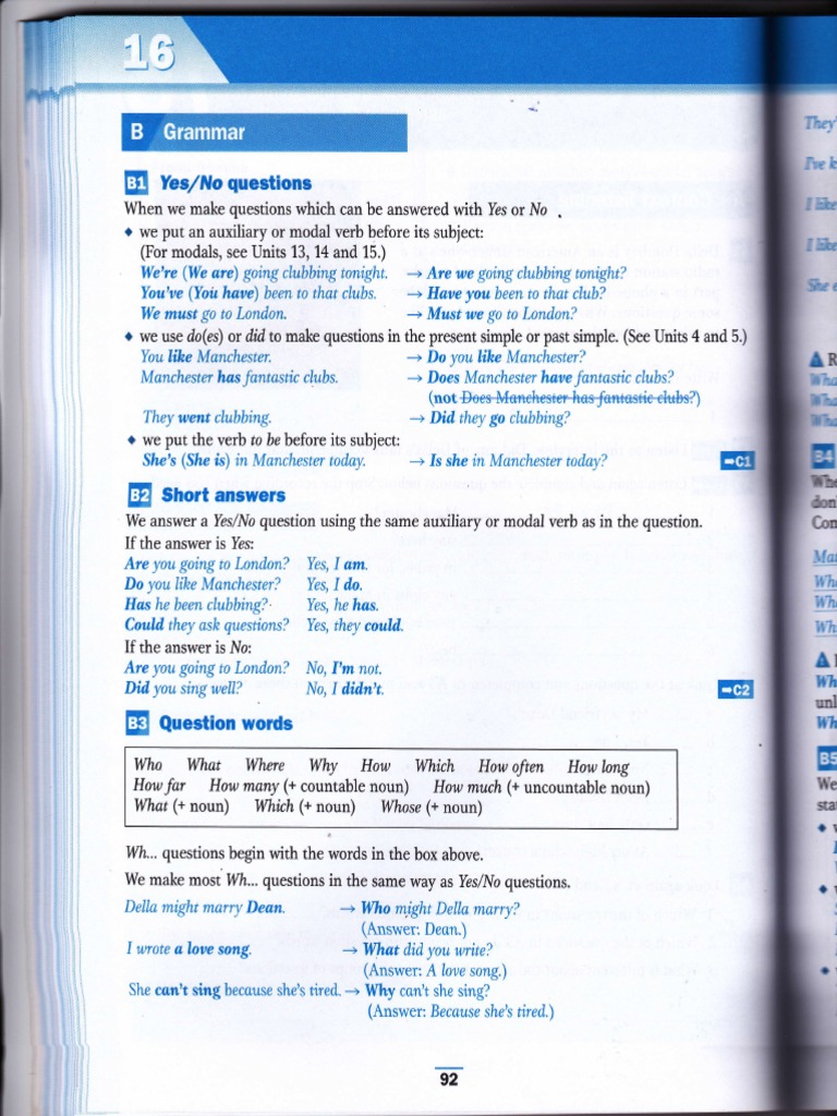 How to Form Yes/No Questions | PDF | Language Arts & Discipline ...