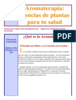 Aromaterapia y Plantas Medicinales