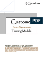 Customer Service Representative Training Module
