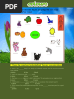Colourful Semantics Levels Explained | PDF | Subject (Grammar) | Color
