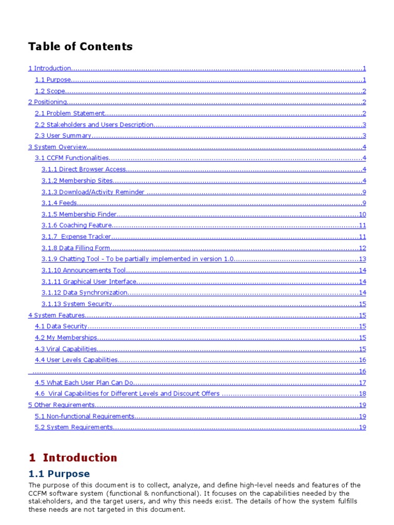 CCFM Software System Requirements Guide | PDF | Computing | Software