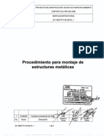 001 0000 PP K M 005 Rv1 Montaje de Estructura Metálica