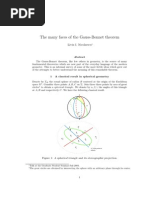 The Many Faces of Gauss-Bonnet Theorem