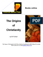 Origins of Christianity (Revilo P. Oliver)