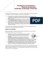 Electrical Resistivity of Geologic Material