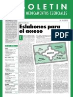 Boletín Medicamtos Escenciales OMS 2001