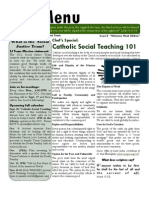 The Menu: Catholic Social Teaching 101