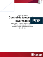 Control de temperatura invernadero con PLC S7-200