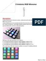 FIT0095 Arduino RGB Monome: Descriptions