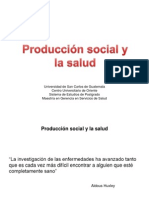 1. Producción Social y La Salud