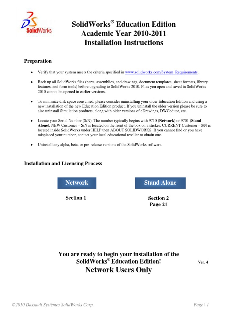 2010 Installation Instructions | PDF | Installation (Computer Programs ...