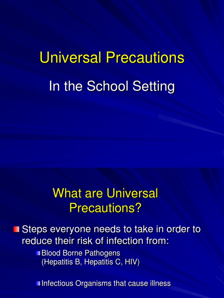 Universal Precaution Sterilization (Microbiology) Disinfectant