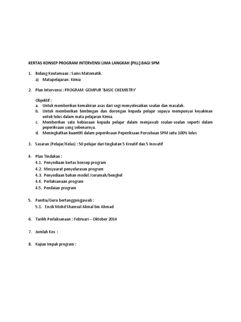 PROGRAM INTERVENSI LIMA LANGKAH BASIC CHEMISTRY.docx