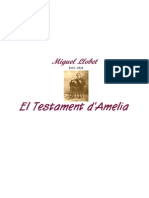 Miguel Llobet - El Testament D'amelia