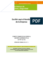 Reglamento Interno de Orden Hiegie y Seguridad Empresas