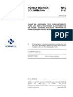 Ntc5110 Cajas de Maniobra Tipo Compartimiento Para Uso Con Conectores Elastomericos de Media Tension Aislados Separables, Para Proveer Frente Muerto