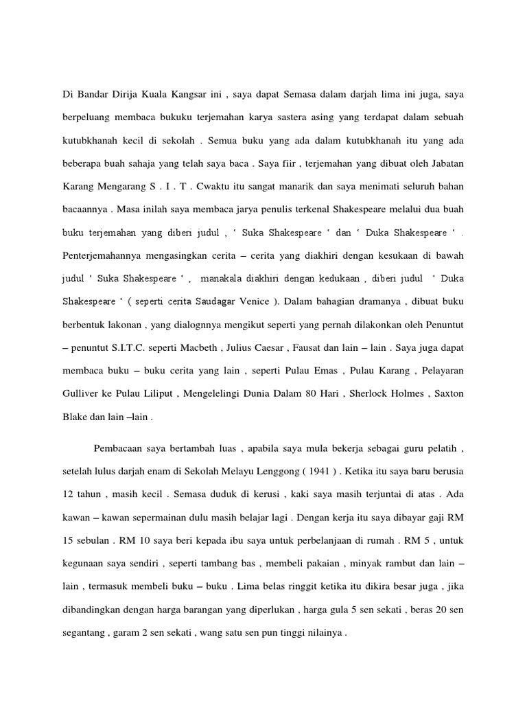 Memoir Hasan Ali Jilid 1