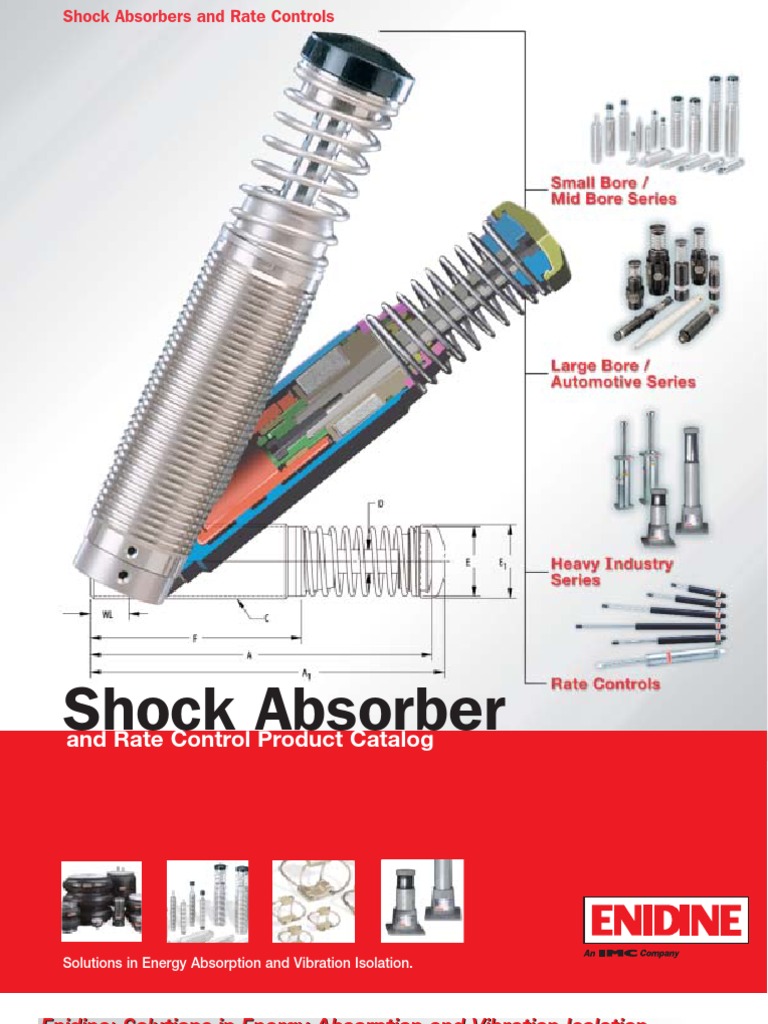Enidine Shock Absorber Product Catalog | PDF | Rotation Around A Fixed ...