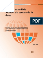 Banque Mondiale - Manuel Du Service de La Dette