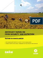 Advocacy Papers on Food Security and Nutrition