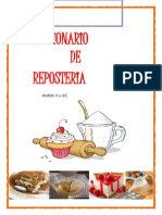 Diccionario Pasteleria