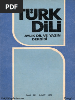 Turk Dili Dergisi Sayi 281 - 02.1975