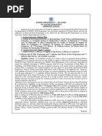 PhD Programme Under Assam University