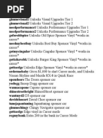 NFS Underground 2 Cheat Codes Guide | PDF | Car Body Styles | Vehicle ...