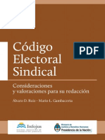 Codigo Electoral Sindical