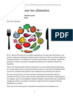 Cómo Combinar Los Alimentos PDF