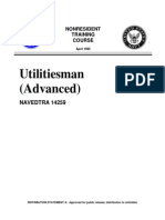 US Navy Course - Utilitiesman (Advanced) NAVEDTRA 14259