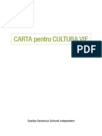 Carta Pentru Cultura Vie