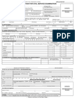 Civil Service Form