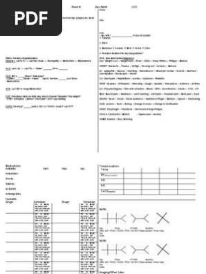 History and Physical Sheet