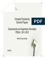 Computer Engineering Doctoral Program Doutoramento em Engenharia Informática Pdeinf - 2011-2012
