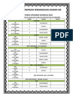 Schedule for Mini Public Speaking 2014