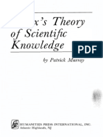 Marx's Theory of Scientific Knowledge -Patrick Murray