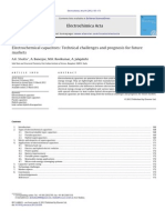 Electrochemical Capacitors Technical Challenges and Prognosis for Future Markets