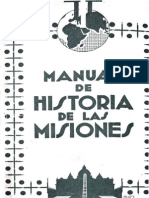 Montalban Francisco J - Manual de Historia de Las Misiones